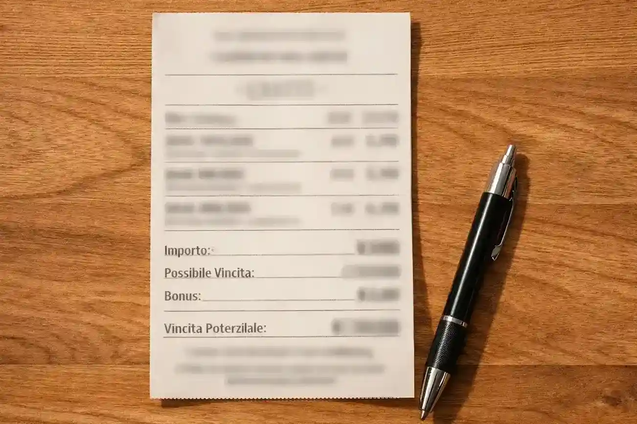 Biglietto scommessa gratuita su tavolo